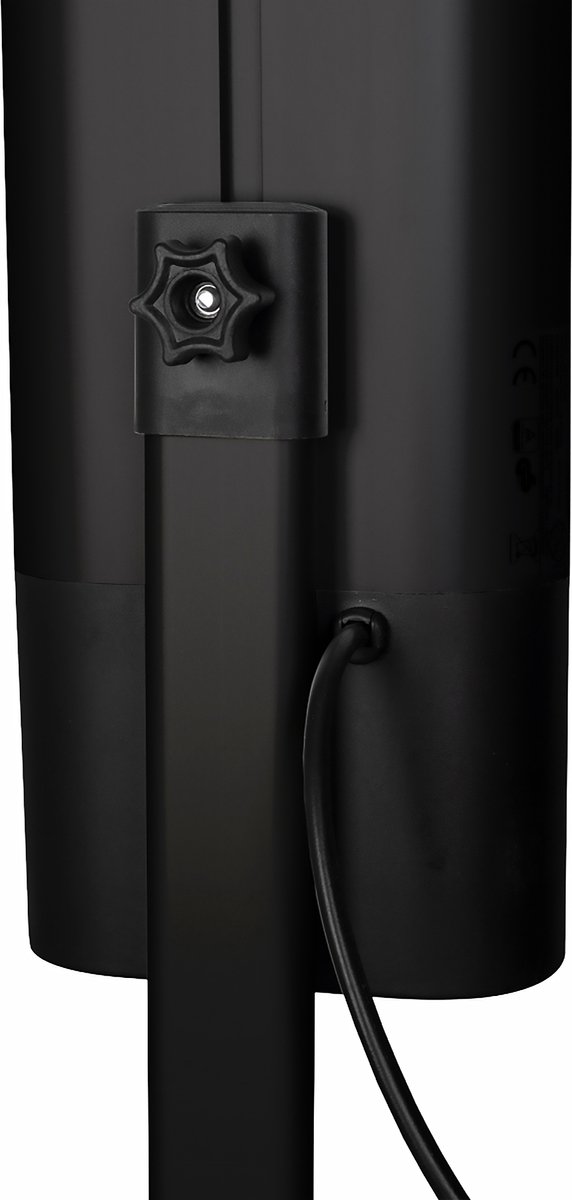 Veito CH1800 RE NOIR - Energiezuinige hoge capaciteit Carbon Infrarood Verwarming - Elektrische Kachel - Heater - Elektrisch - Staand - In hoogte verstelbaar - 3 warmtestanden regelbaar - incl. afstandbediening - 1700W – foto 2