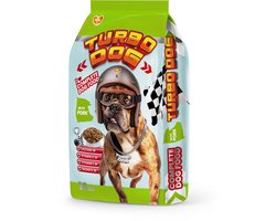 Turbo - Hondenvoer - Hondenbrokken - Adult - Varkensvlees smaak - 10kg
