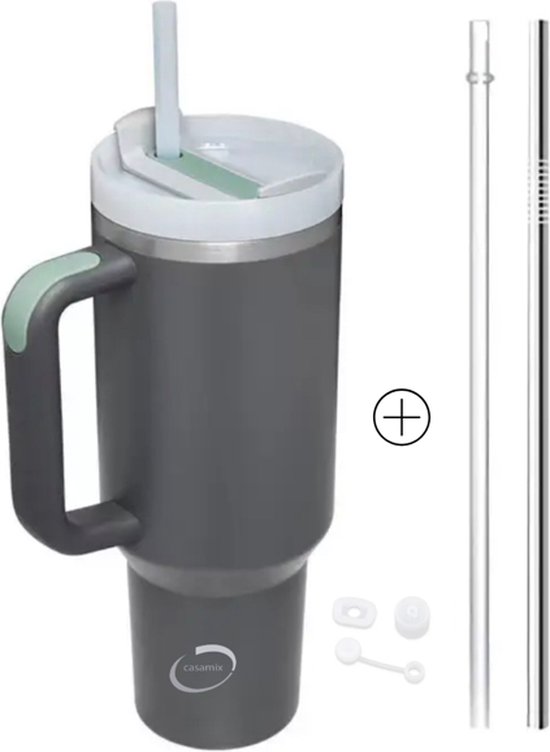 AVZYARDY Roestvrijstalen walfontein, tumbler met handvat, 710 ml