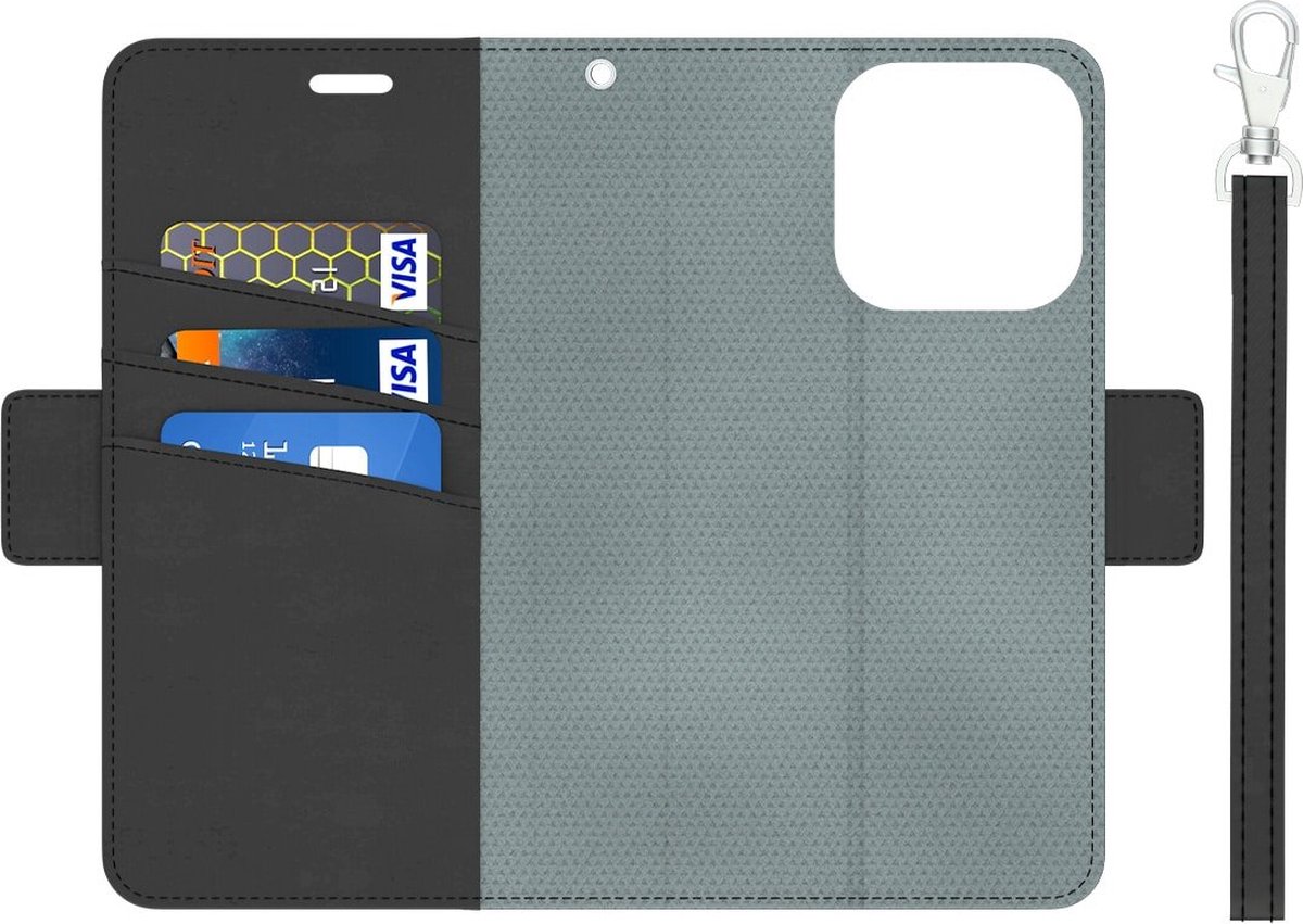 Stralingsvrij telefoonhoesje iPhone 15 Pro - Anti straling hoesje - DefenderShield Bookcase
