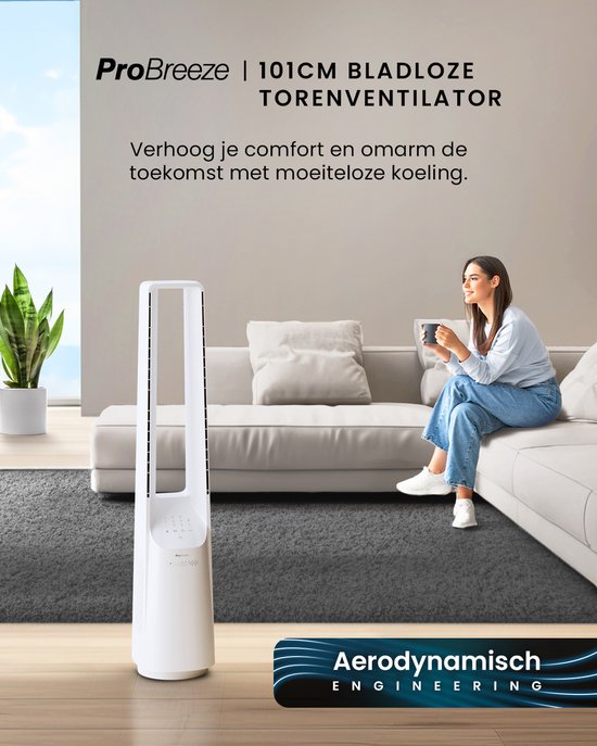 Pro Breeze Bladloze Airco Ventilator Pro Breeze Bladloze Airco Ventilator