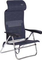 Bol.com Crespo - Strandstoel - AL/205 - Compact - Donker blauw aanbieding