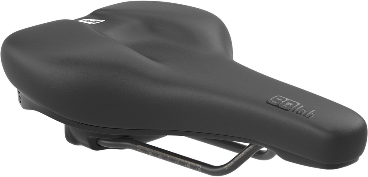 SQlab 602 M-D Active 2.1 Fietszadel - 17 cm - Tour - Volwassenen - Zwart