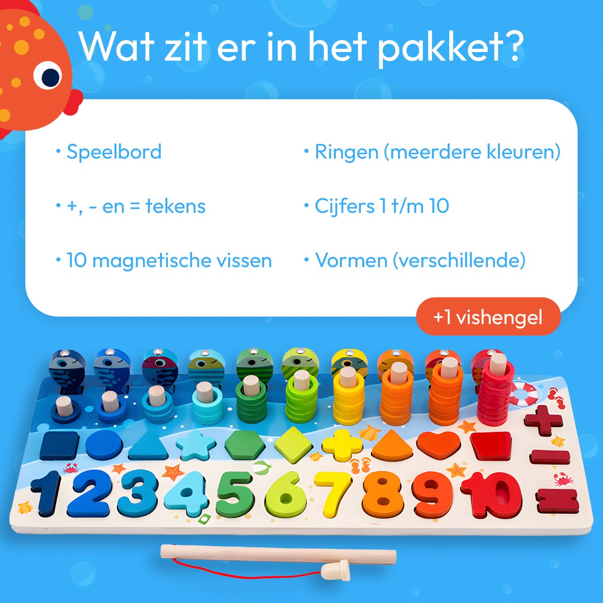 Montessori Speelgoed - Kinderspeelgoed - Educatief Speelgoed 3 jaar - Houten Speelgoed - Sensorisch Speelgoed - Jongens en Meisjes - Busy Board — afbeelding 2