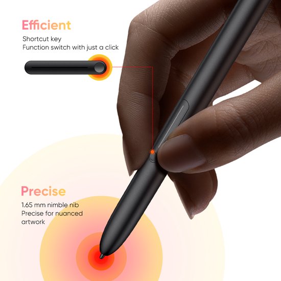 Een Hand In Een Handschoen Voor Het Tekenen Op Een Grafisch Tablet Bevat Een Naald Het Begrip Creativiteit En Ontwikkeling Image162275823