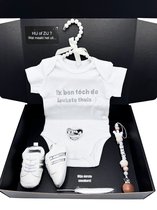 Kraamcadeau unisex - kraamcadeau gender reveal - kraamcadeau pakket- speenkoord - geschenkdoos - babyshower