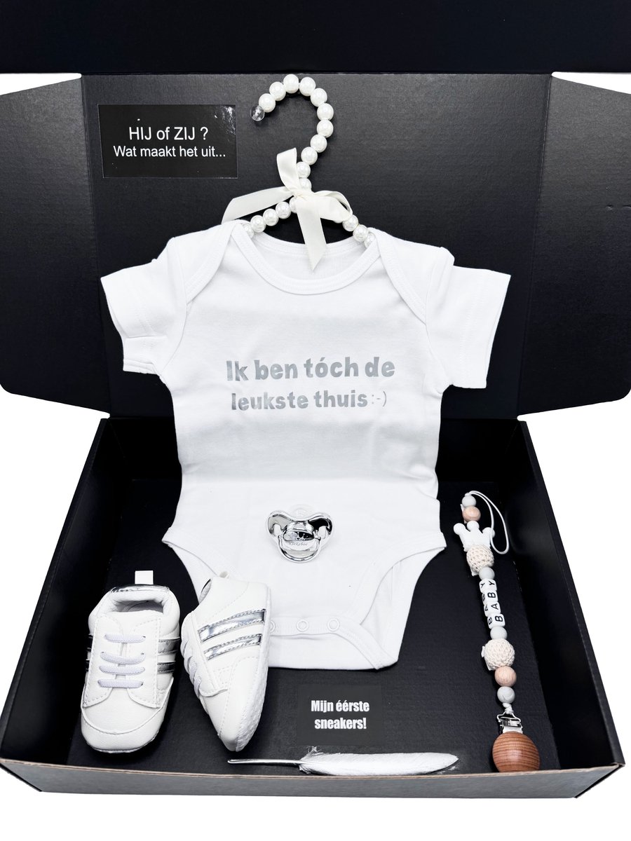 Cadeauset voor Pasgeborenen: Sensorisch Speelgoed, Deken en