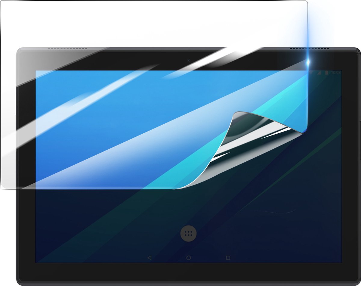 3mk, Geschikt voor Lenovo Tab 4 10, Schokbestendige Hydrogel Screenprotector, Transparant