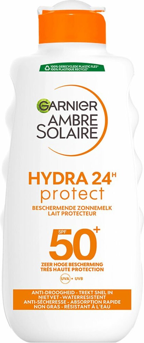 Garnier Ambre Solaire Zonnebrandcrème SPF 50 - 200 ml - Hydraterend