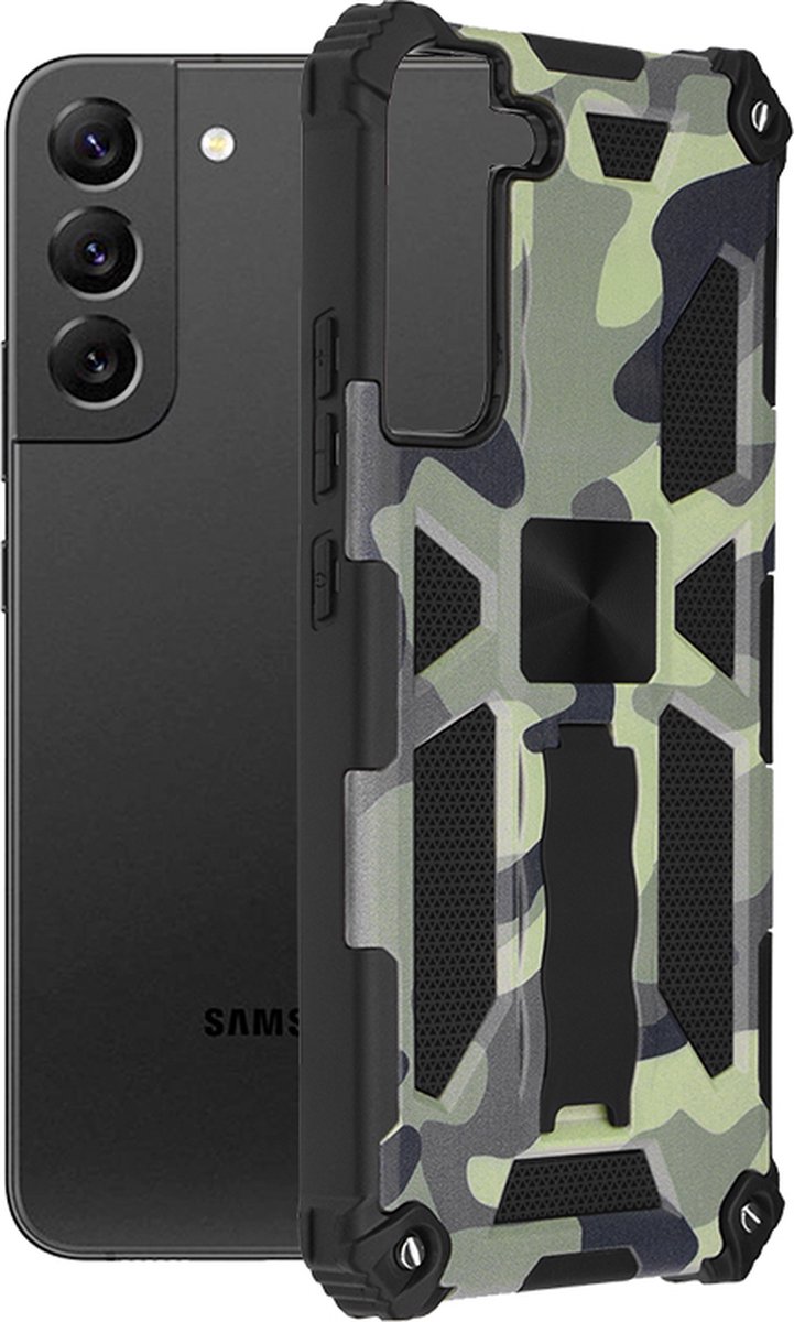Techsuit Blazor Back Cover voor Samsung Galaxy S22 Plus - Groen