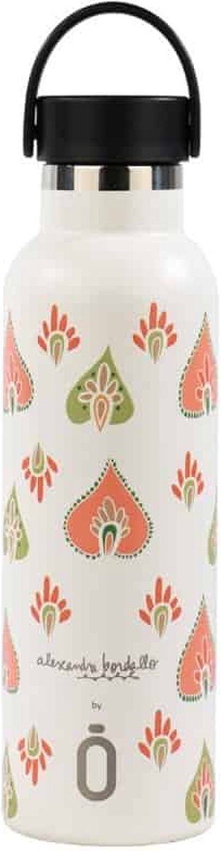 Runbott Drinkfles Thermosfles Alexandra India Cream 600 ml