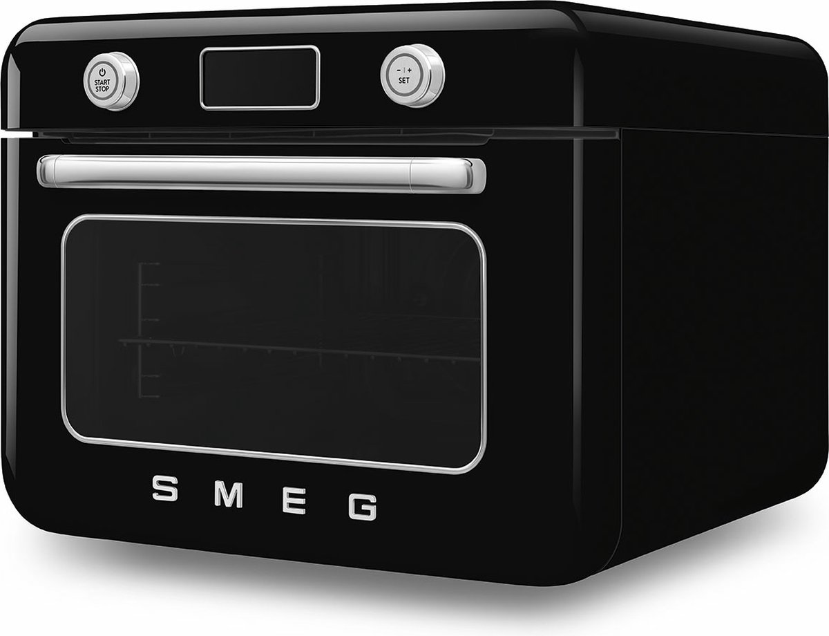 SMEG COF01BLEU - Vrijstaande Combi-Stoomoven - Zwart - Jaren 50 Design – foto 8