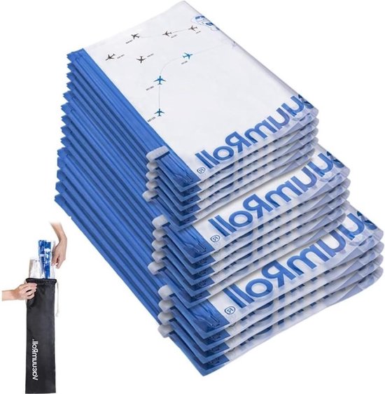 Vacuümzakken voor kleding, reizen, met draadloze pomp, IP67