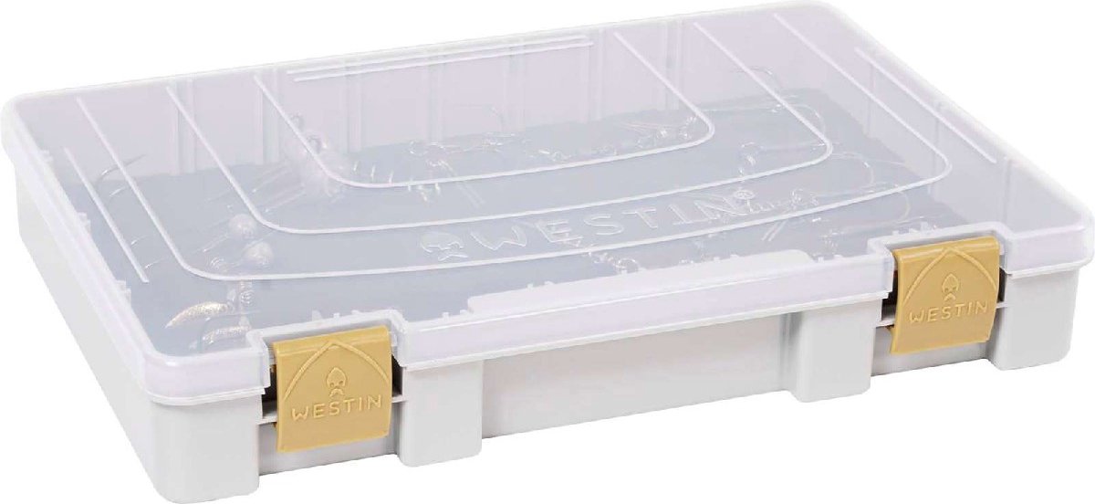 Westin W3 Rig Box Grey/Clear | Tackleboxen