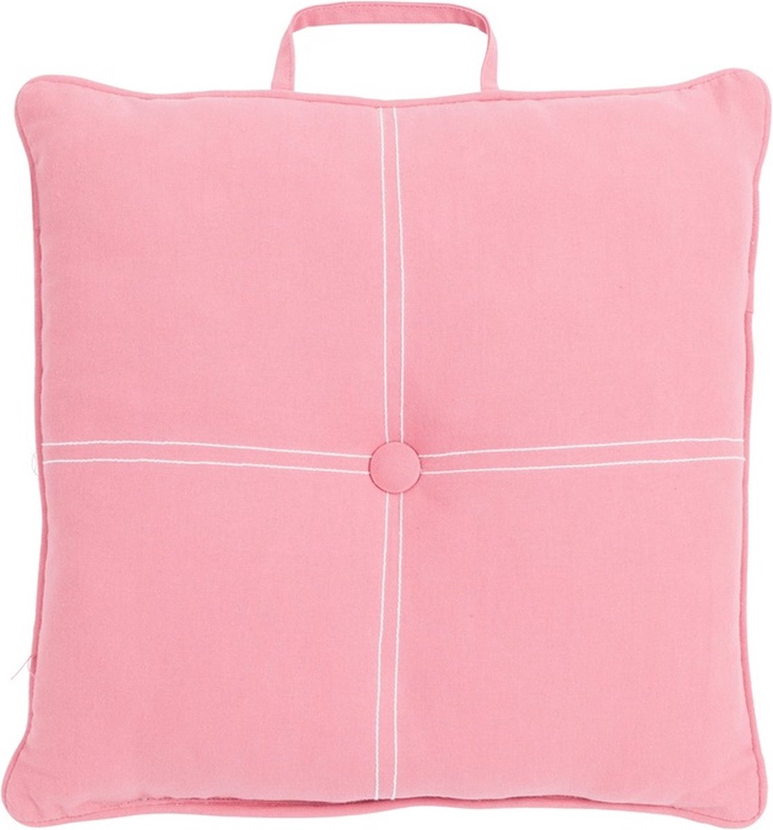 Linen & More Jilly Rose Roze Mattress Handle | 40 X 40 | Sierkussen Voor Woonkamer Of Slaapkamer