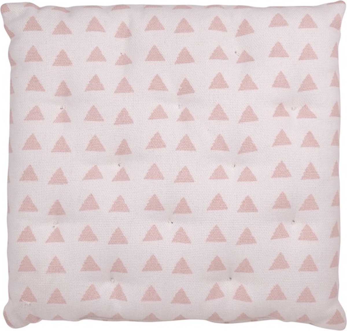 Linen & More Triangle Soft Roze Mattress | 40 X 40 | Sierkussen Voor Woonkamer Of Slaapkamer