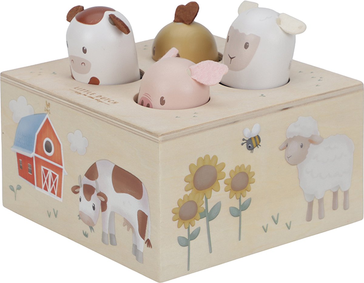 Little Dutch Pop-up speelgoed Little Farm FSC — afbeelding 2