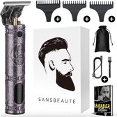 Bol.com Professionele Draadloze T-blade Tondeuse - Sansbeauté® Buddha Trimmer - Baardtrimmer - Tondeuse Mannen Hoofdhaar - Cheve... aanbieding
