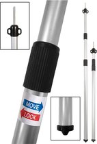Bo-Camp Tarp / Tent pole télescopique - 93/230 Cm
