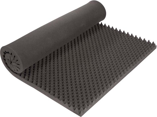 Bo-Camp Noppenmatras - Schuimrubber - 2-persoons - 200x120 Cm