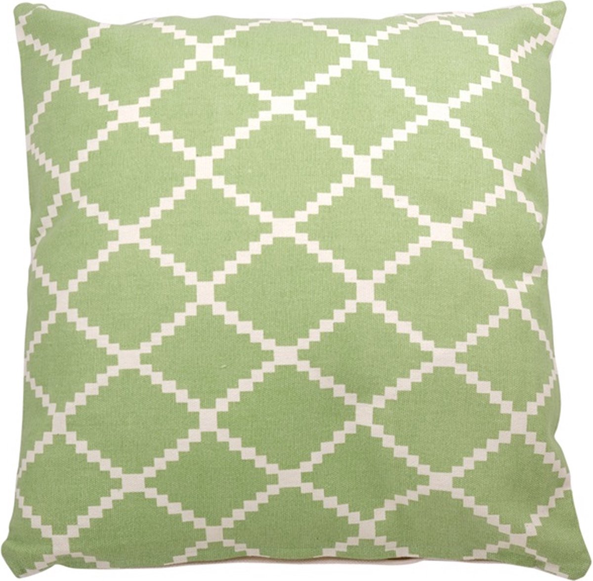 Linen & More Kussen Mrs. Graphic Groen | 50 X 50 | Sierkussen Voor Woonkamer Of Slaapkamer