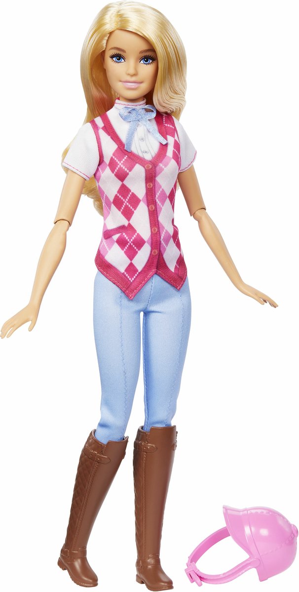 Barbie Paardrij Pop Malibu