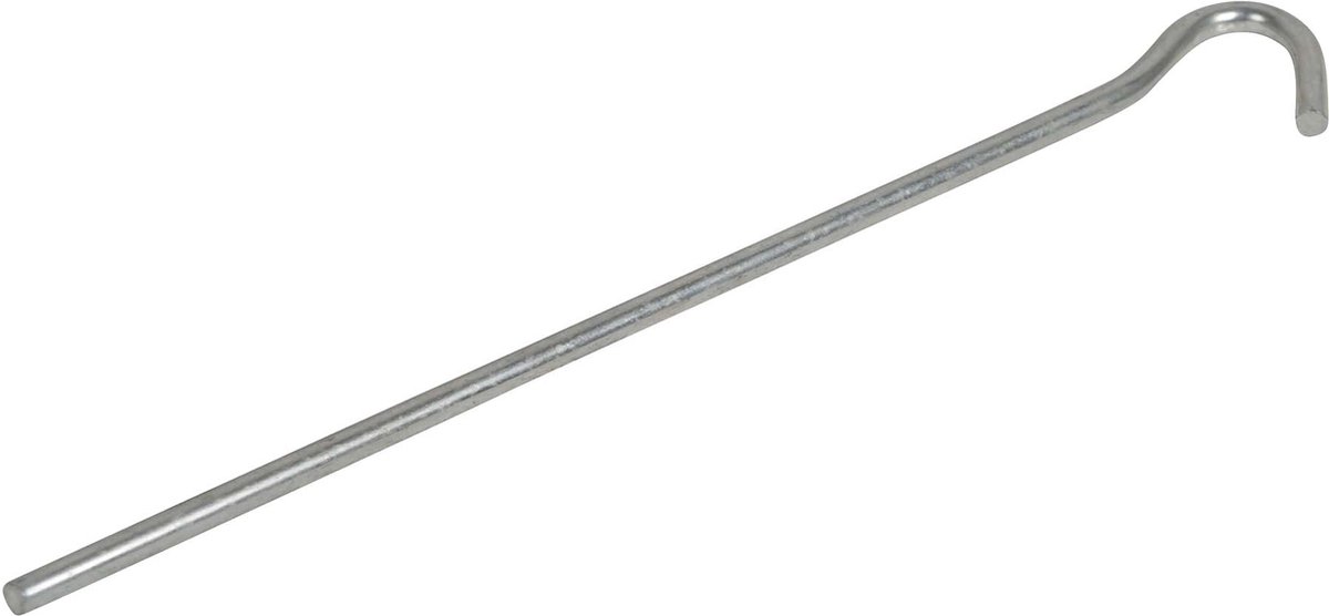 Bo-Camp - Tentpen - Open oog - 10 Stuks x 18 cm - Gegalvaniseerd staal