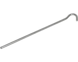 Bo-Camp - Tentpen - Open oog - 10 Stuks x 18 cm - Gegalvaniseerd staal