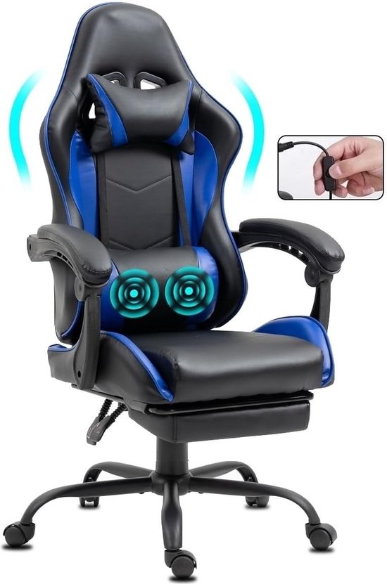 VDD HURI480-ROZEWIT Gaming-stoel Roze, Wit
