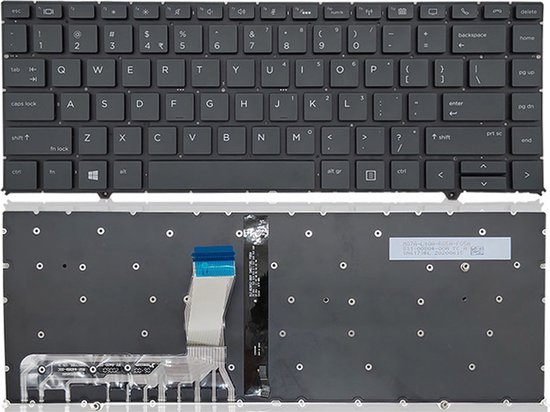 Notebook Toetsenbord geschikt voor o.a. HP ZBook Studio X360 G5 / EliteBook 1050-G1 Series - P/N: HSN-Q11C