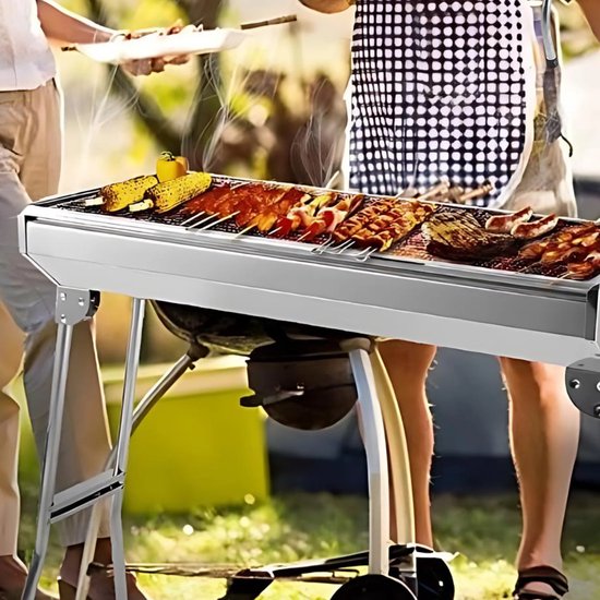 Herzberg Adventure Grill: Draagbare BBQ met Luxe Opbergtas - Barbecue van Herzberg — afbeelding 3