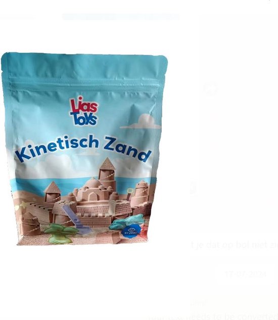 Foto: Liastoys kinetisch zand magnetisch zand kneedbare speelzand bruin 1 0 kg sensorisch speelgoed open ended speelgoed