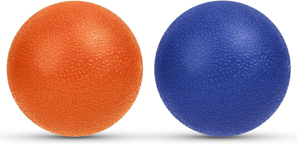 Goedkoopste Fascia Ball Set - 2 Stuks Kleine Harde Porcupine Bal - Fascia Massage Bal met Studs - Massageballen voor Spieren - Porcupine Massage Bal voor Voeten, Rug, Nek, Handen