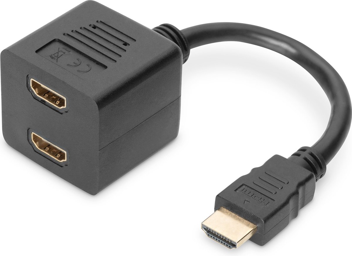 Image of Digitus HDMI Splitter > 2xHDMI Schwarz