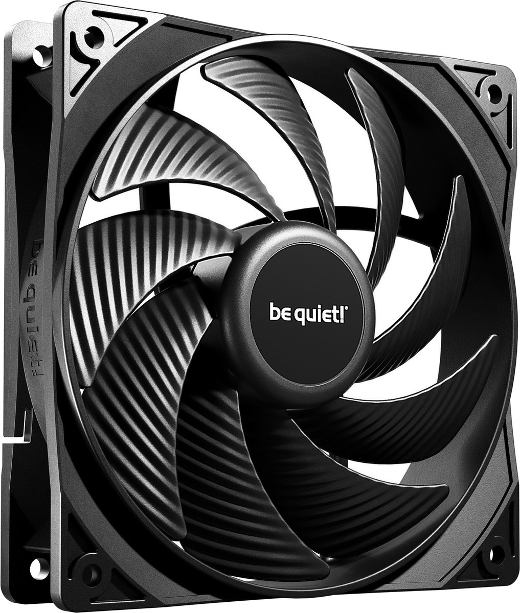 be quiet! Pure Wings 3 120mm PWM high-speed, 120x120x25, 2100 rpm, 30,9 dB, 59,6 cfm, 2,41 mm/H20 4 pin PWM