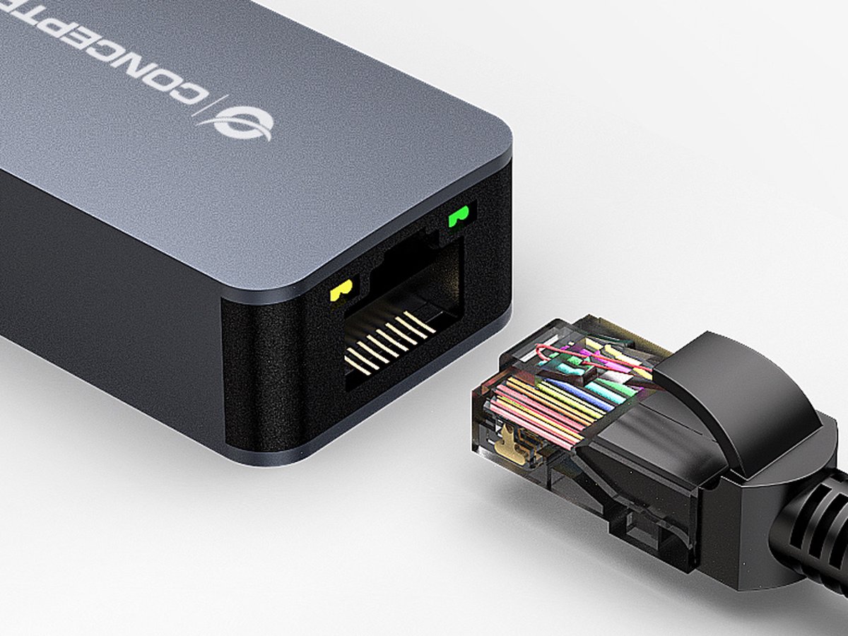 USB-C naar 2.5GbE netwerkadapter, USB 3.2 Gen 1, Wake-on-LAN, compatibel met Nintendo Switch