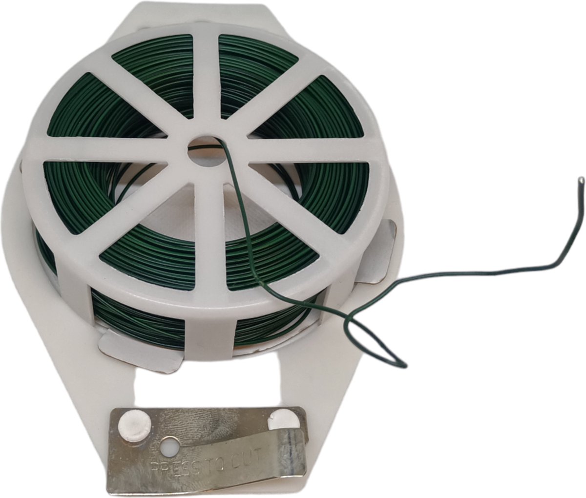 Ferrarium stevig spandraad 50mm Ø1mm - spandraad - opbinddraad - gecoat buitendraad