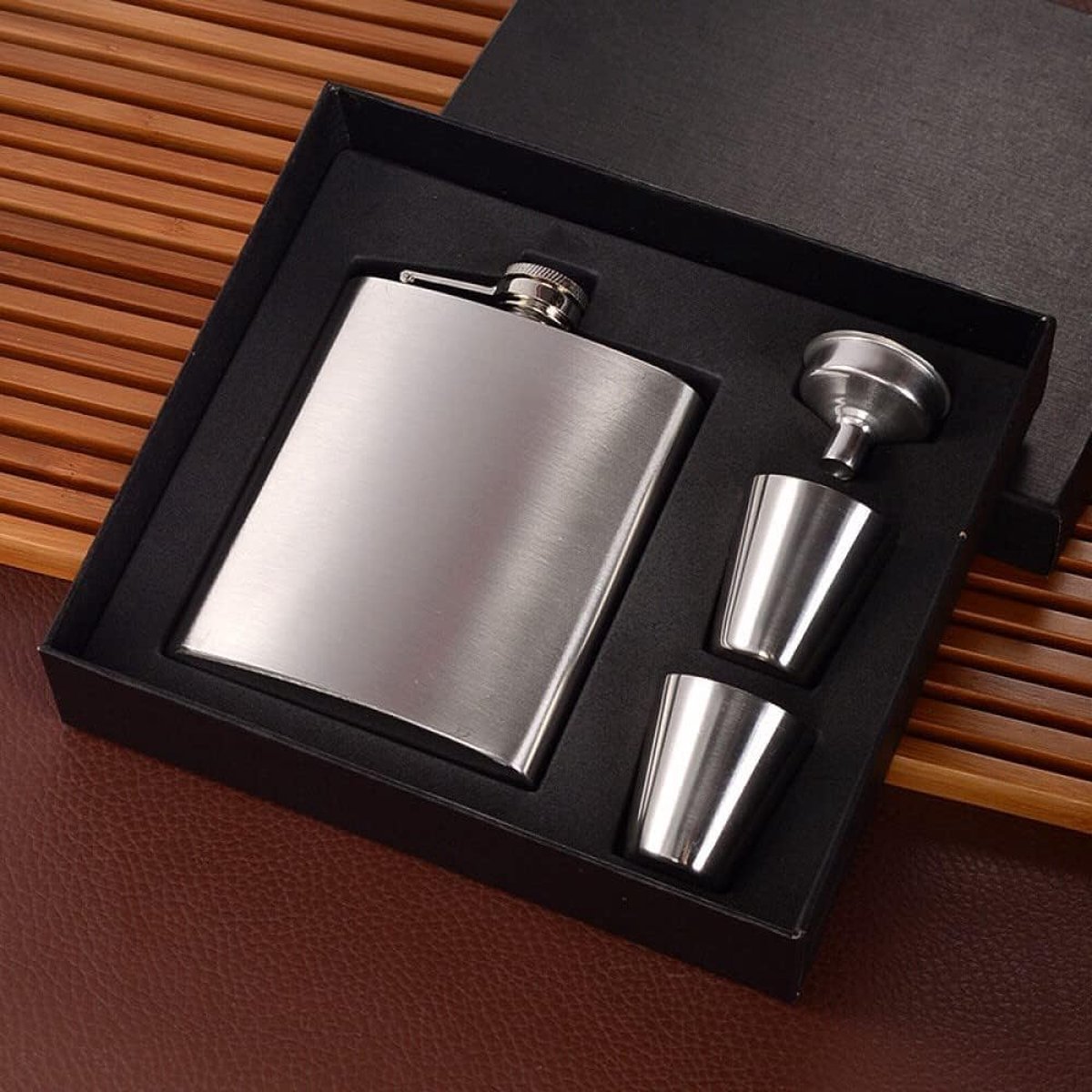 Creation 6oz Stainless Steel Mini Portable Luxury Hip Flask Gift Set Supplier Al Creation 6oz Stainless Steel Mini Portable Luxury Hip Flask Gift Set Supplier Al