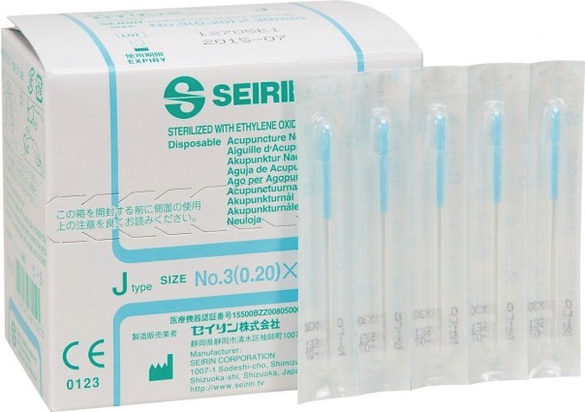 Goedkoopste Seirin J Type - Dry needle - 0,20 x 30mm 100st