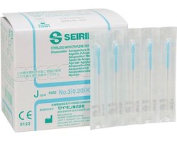 Seirin J Type - Dry needle - Diverse maten - KS Medical Group