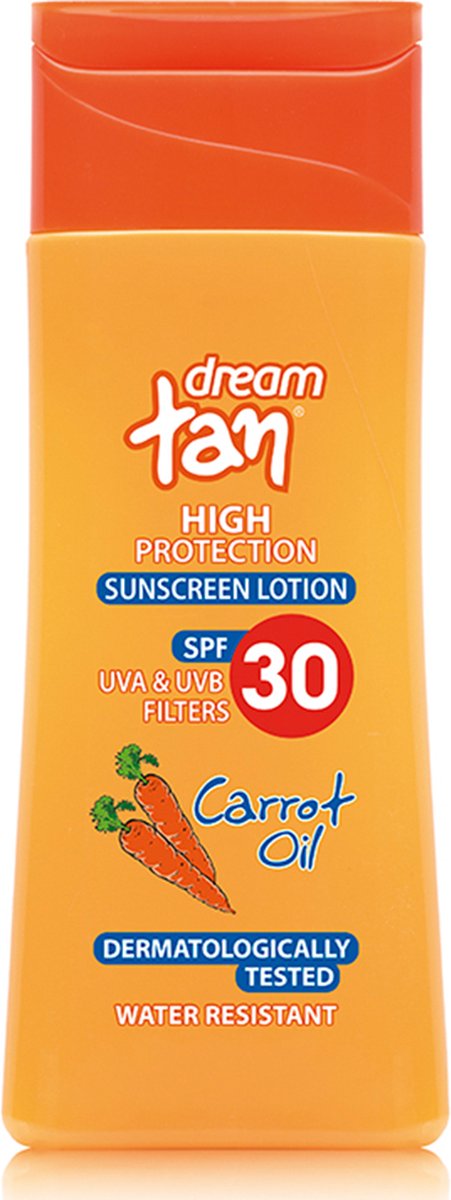 Goedkoopste Dream Tan Zonnebrand Lotion Hoge bescherming SPF 30 200 ml | Natuurlijke Zonnebrandcrème