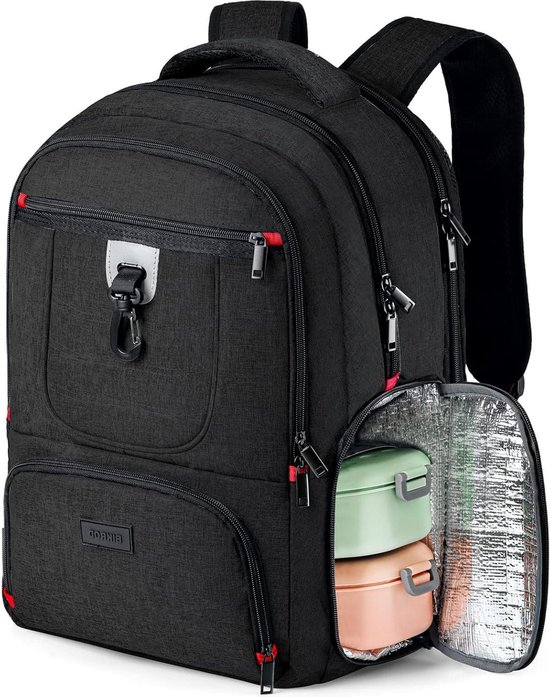 Amythe Rugzak middelbare school voor jongens, 2025 grote schoolrugzak voor jongens waterdicht voor 15,6 inch laptop, lichte en modieuze casual reisrugzak, 27 L-2515, Zwart Amythe Rugzak middelbare school voor jongens, 2025 grote schoolrugzak voor jongens waterdicht voor 15,6 inch laptop, lichte en modieuze casual reisrugzak, 27 L-2515, Zwart