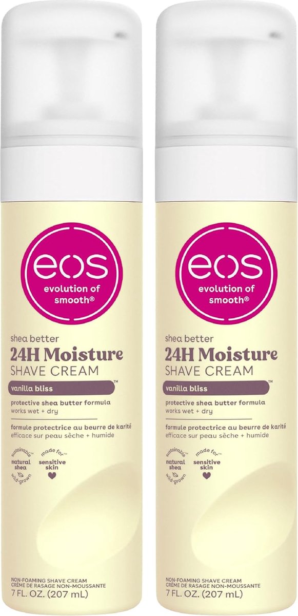 eos Shea Better Shave Cream – Vanilla Bliss – Scheercrème – 414 ml