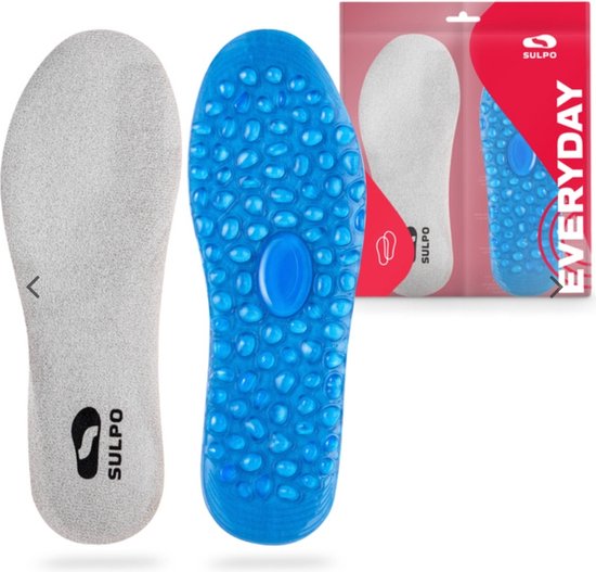 Gel Zacht gesneden gel dempende inlegzolen voor werkschoenen en alle andere. bol