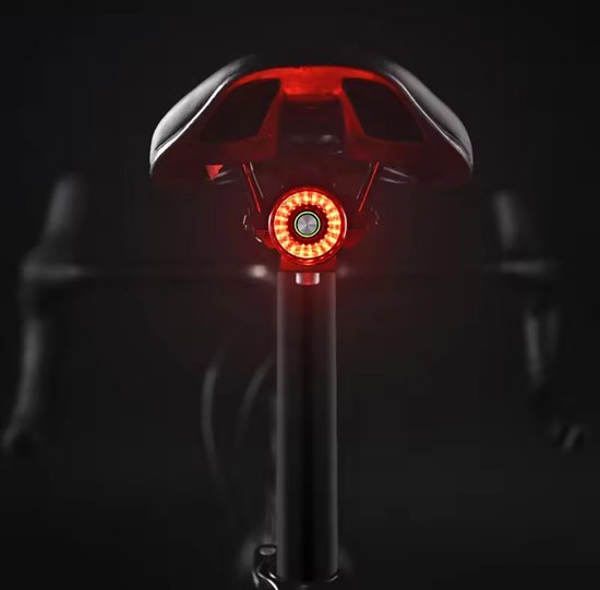 Lightyourbike ® BRAKE - Achterlicht Racefiets, Mountainbike & Stadsfiets - Slim Remlicht - LED & Oplaadbaar