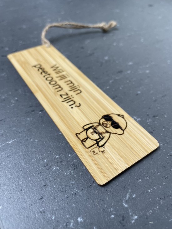 Boekenlegger - Bladwijzer - Boeken legger - Boekenleggers - Peter vragen - Wil je mijn peter zijn - Wil je mijn peter worden - Peetoom vragen