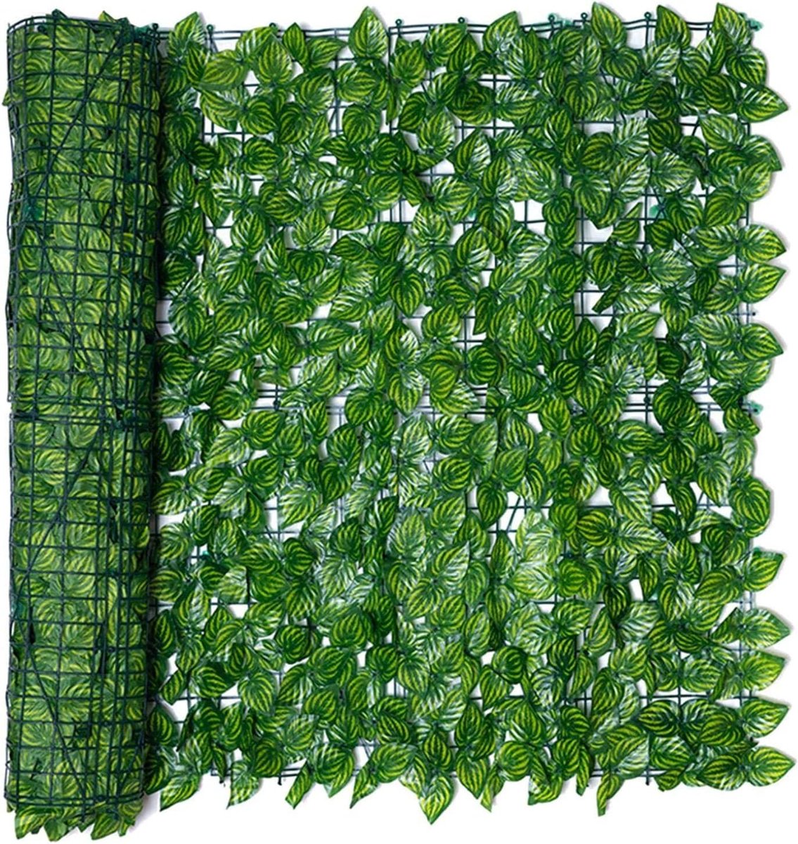 Tuinscherm inkijkbescherming 50 x 300 cm balkon inkijkbescherming kunstheg wijnblad voor decoratie van de tuin in de open lucht