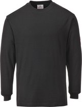 Portwest FR11 - T-shirt antistatique ignifuge à manches longues - Zwart - Medium