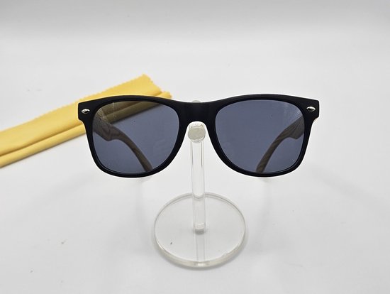 Zonnebril voor kinderen, zwarte montuur met zwarte lenzen, maximale UV-bescherming 400 cat.3, perfect cadeau voor jongens van 3-7 jaar oud, K-970 Aland optiek / zonnebril kind van Aland Optiek — afbeelding 5