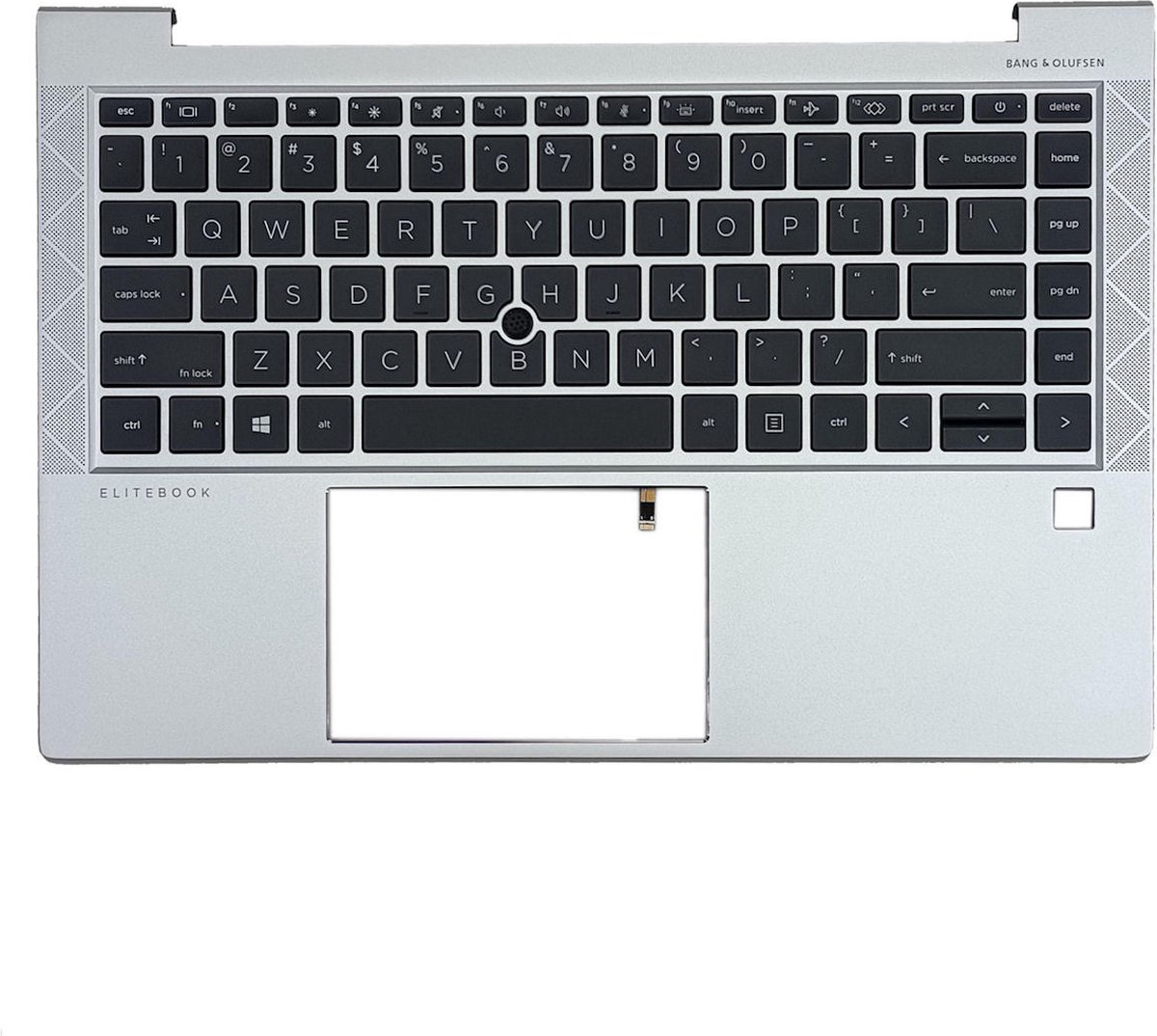 Topcover / palmrest incl. backlit keyboard geschikt voor HP EliteBook 845 G7